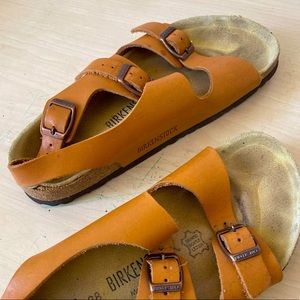 Back strap birkenstock 38, L7, M5 brown milano